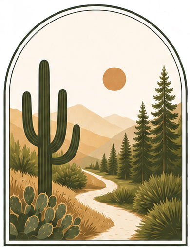desert and pine arch logo no text